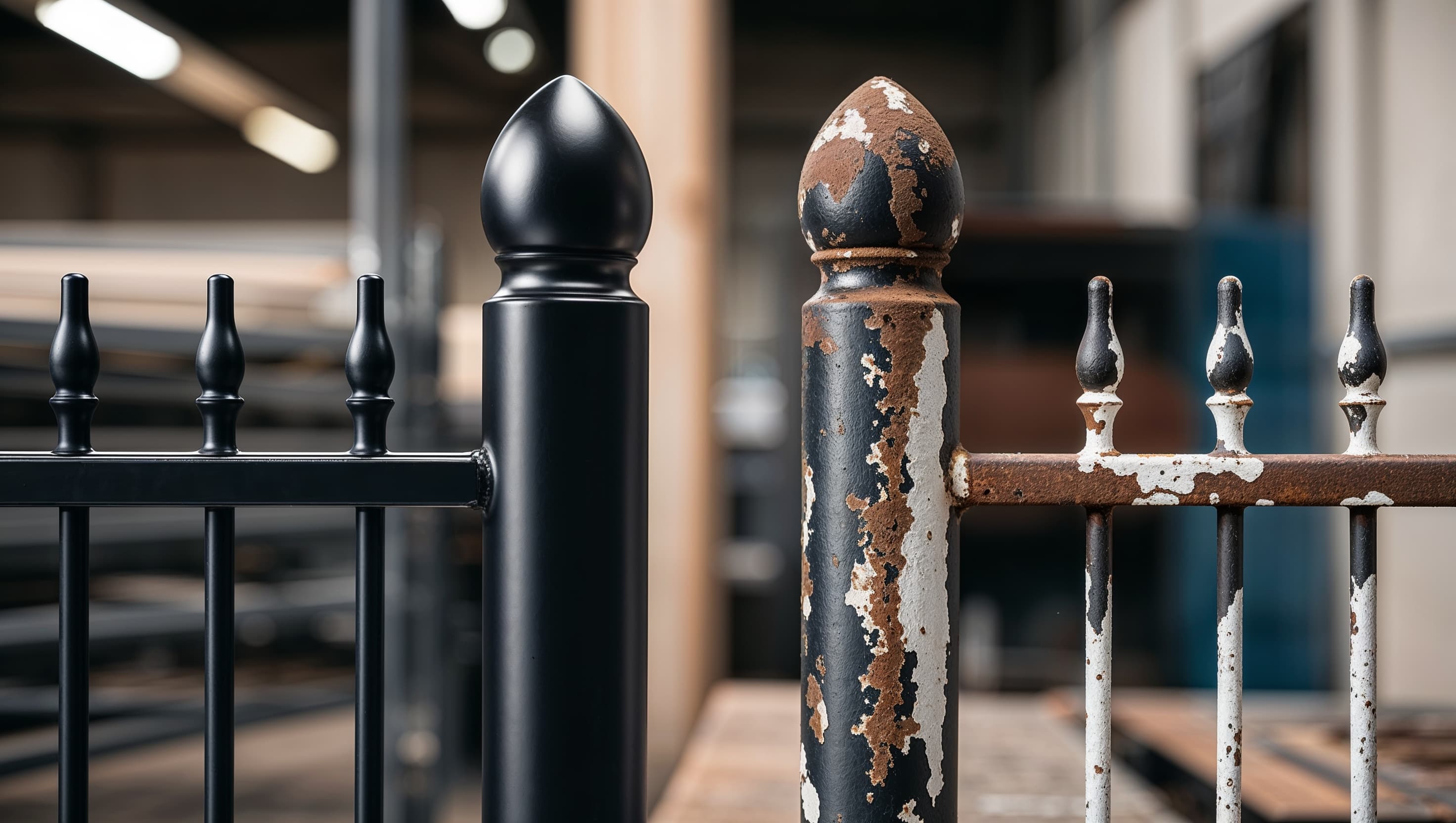 Powder Coating vs Paint on Railings: What Lasts Longer?